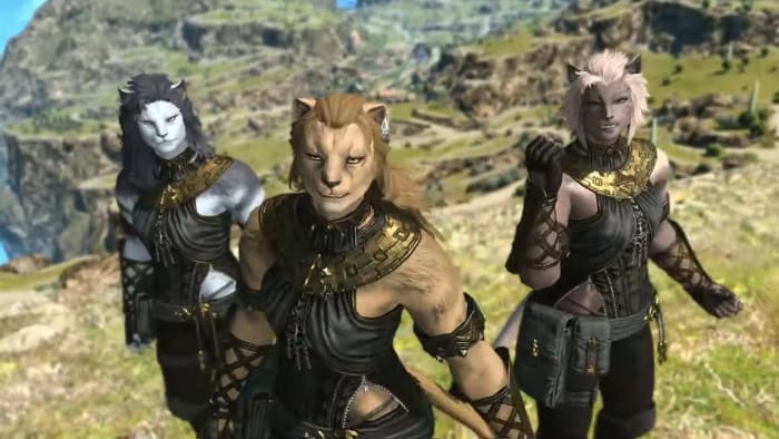 Female hrothgar race in Dawntrail